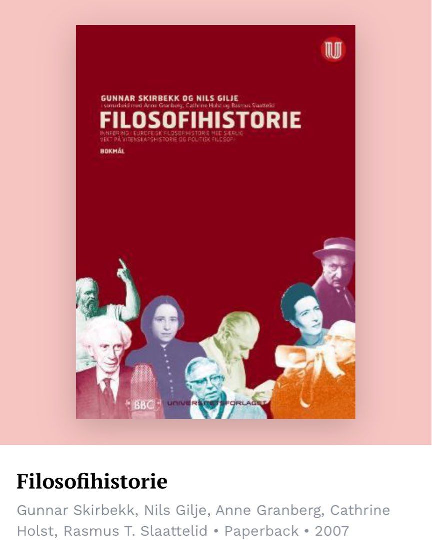 Filosofihistorie