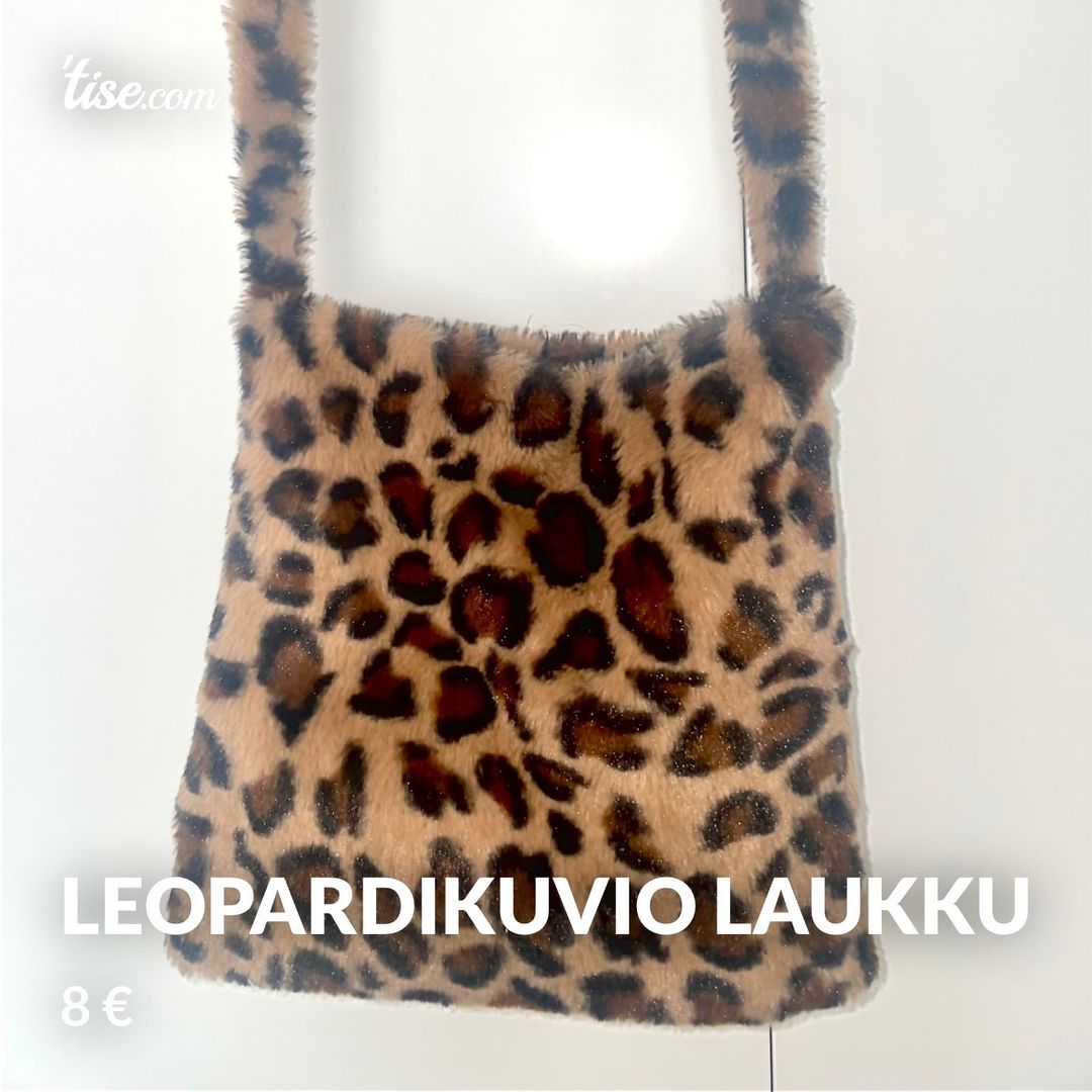 Leopardikuvio laukku