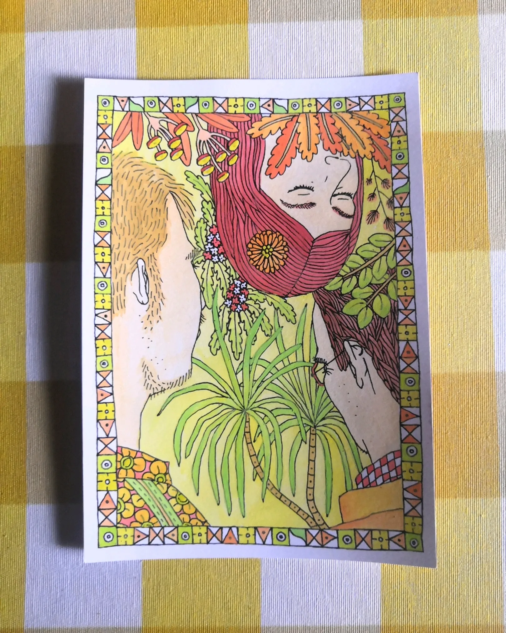 Coloring Card Print