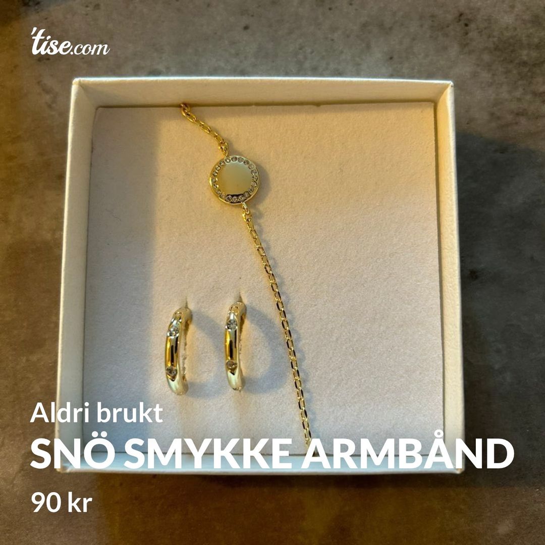 Snö smykke armbånd