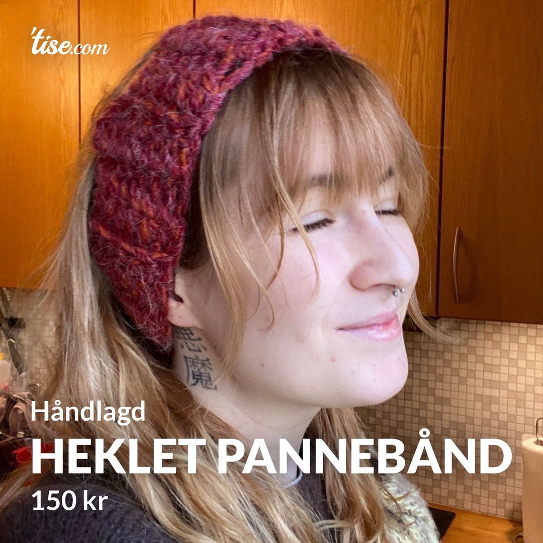 Heklet pannebånd