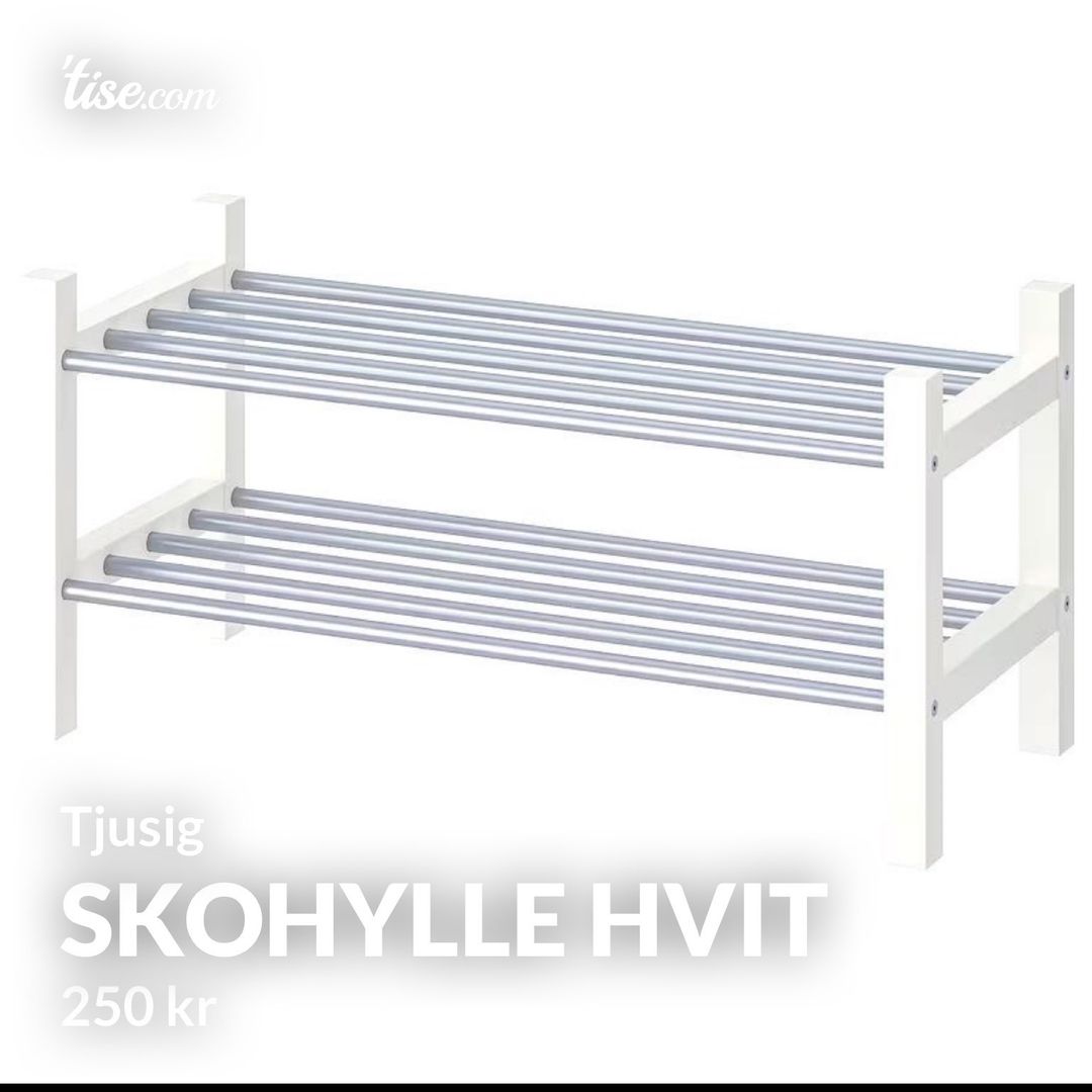 Skohylle hvit