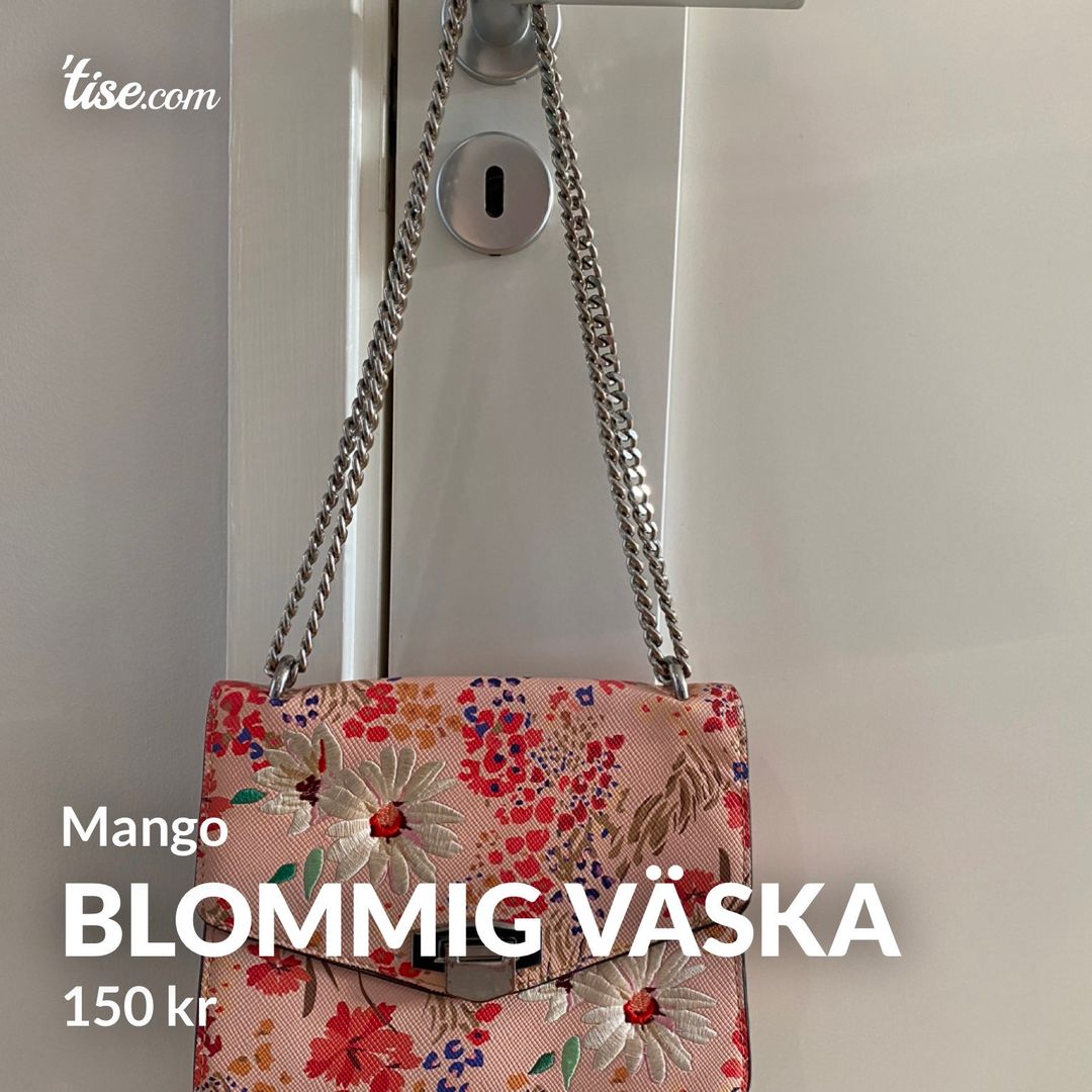 Blommig väska