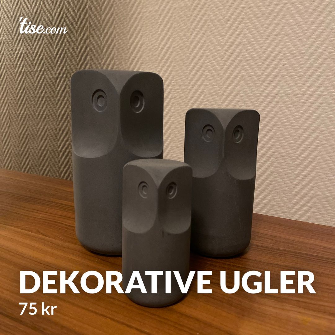 Dekorative ugler