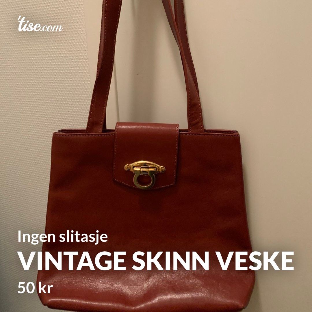 Vintage Skinn Veske