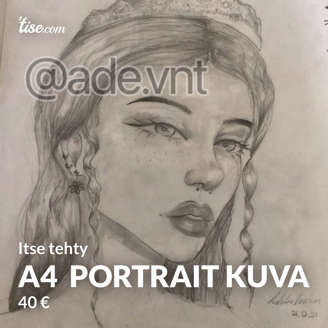 A4  Portrait kuva