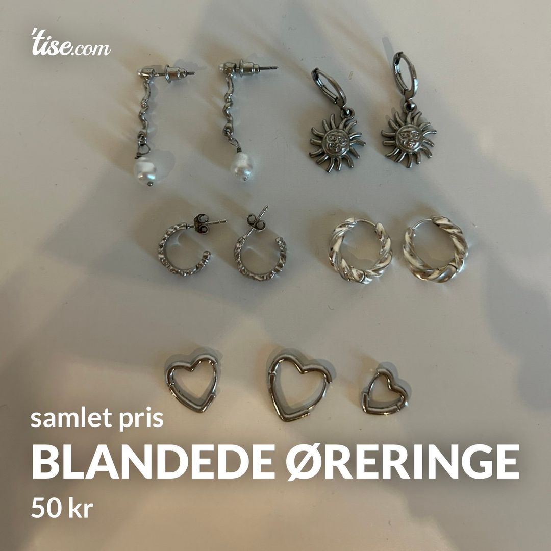 blandede øreringe