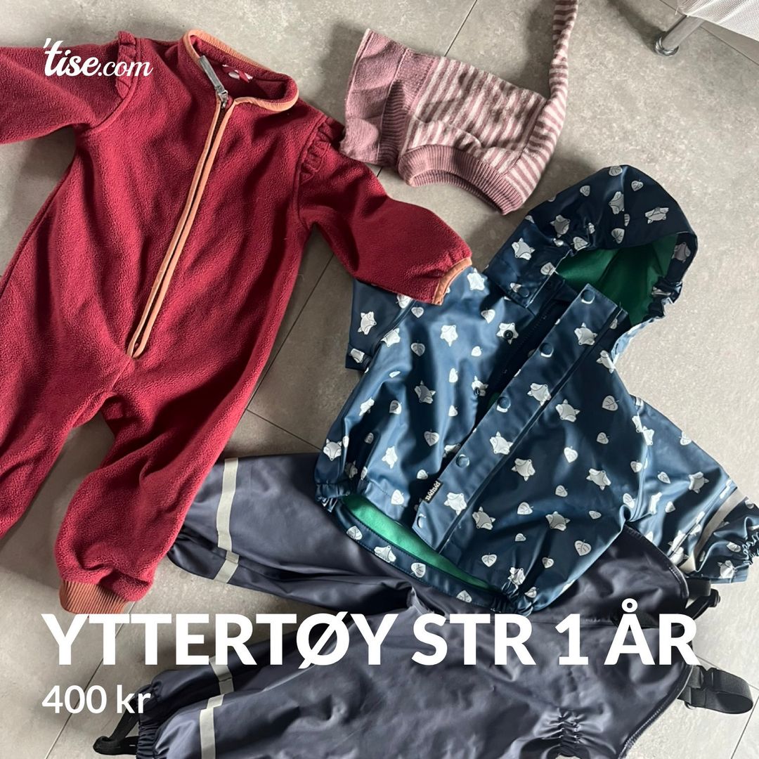 Yttertøy str 1 år