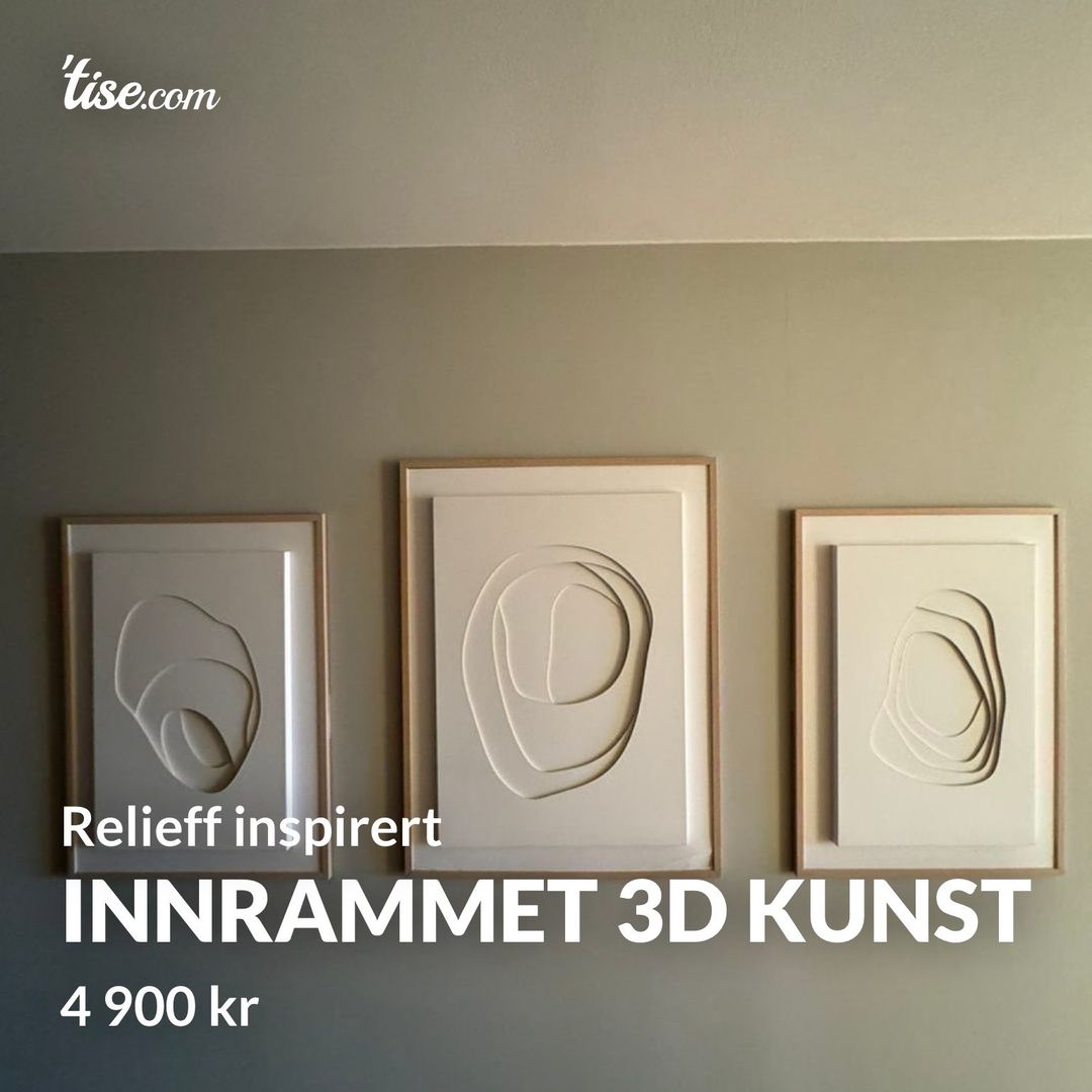 Innrammet 3D kunst