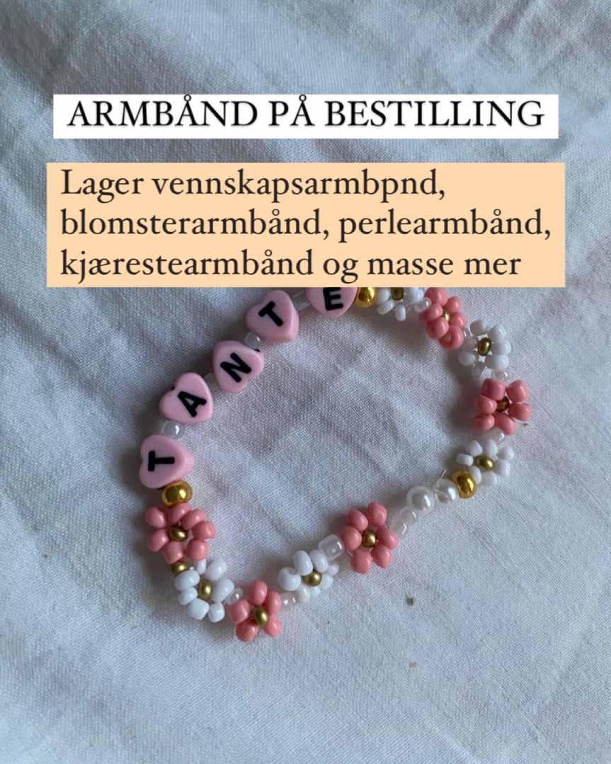 Armbånd bestilling