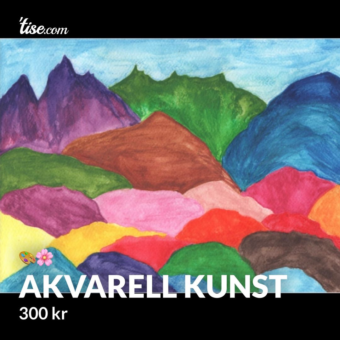 Akvarell kunst