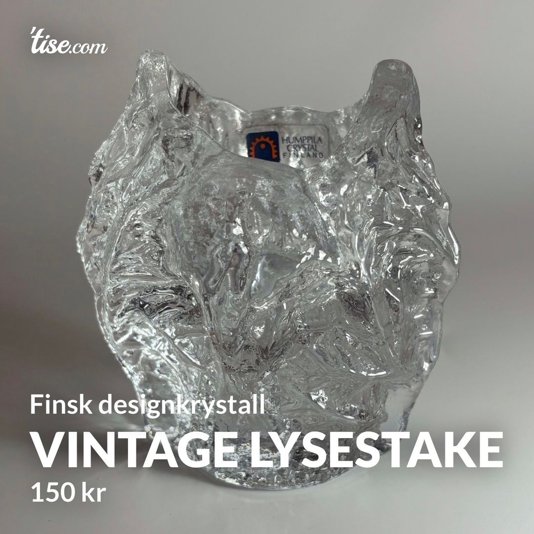 Vintage lysestake