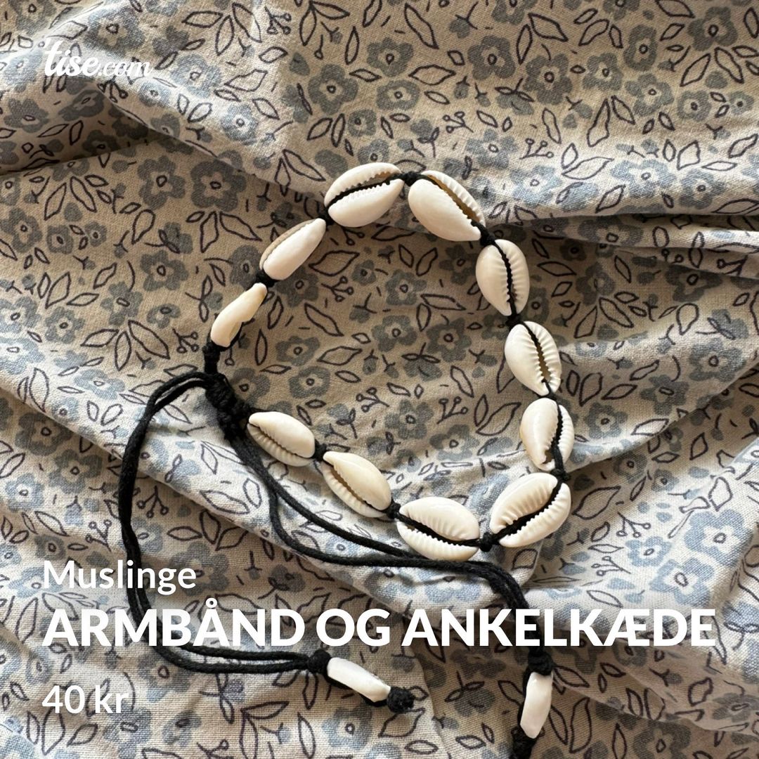 Armbånd og ankelkæde