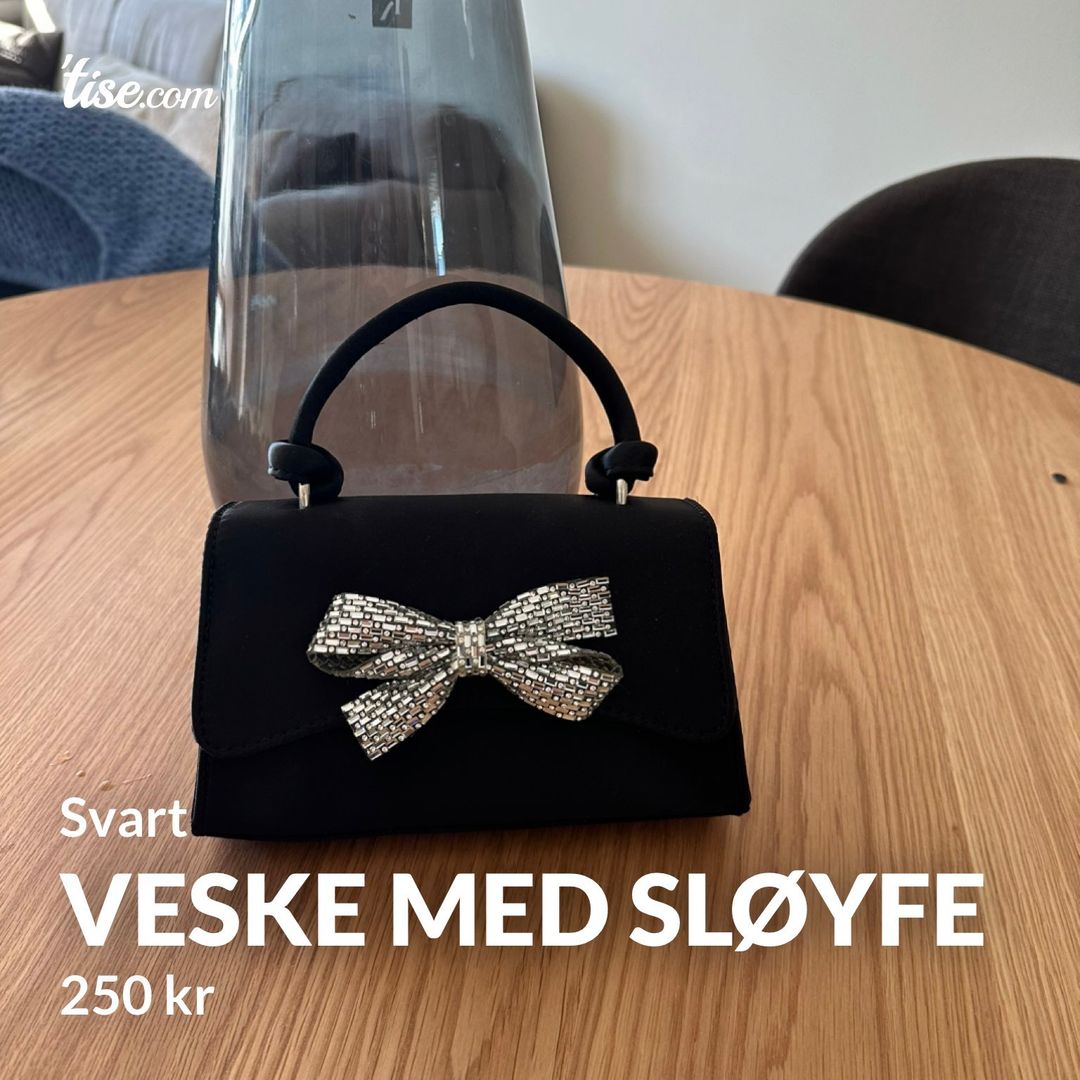 Veske med sløyfe