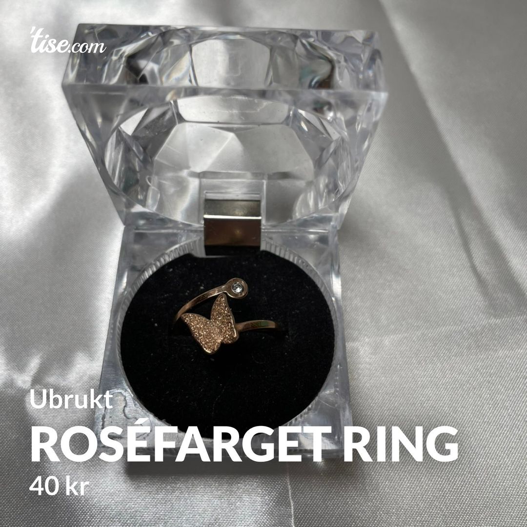 ROSÉFARGET RING