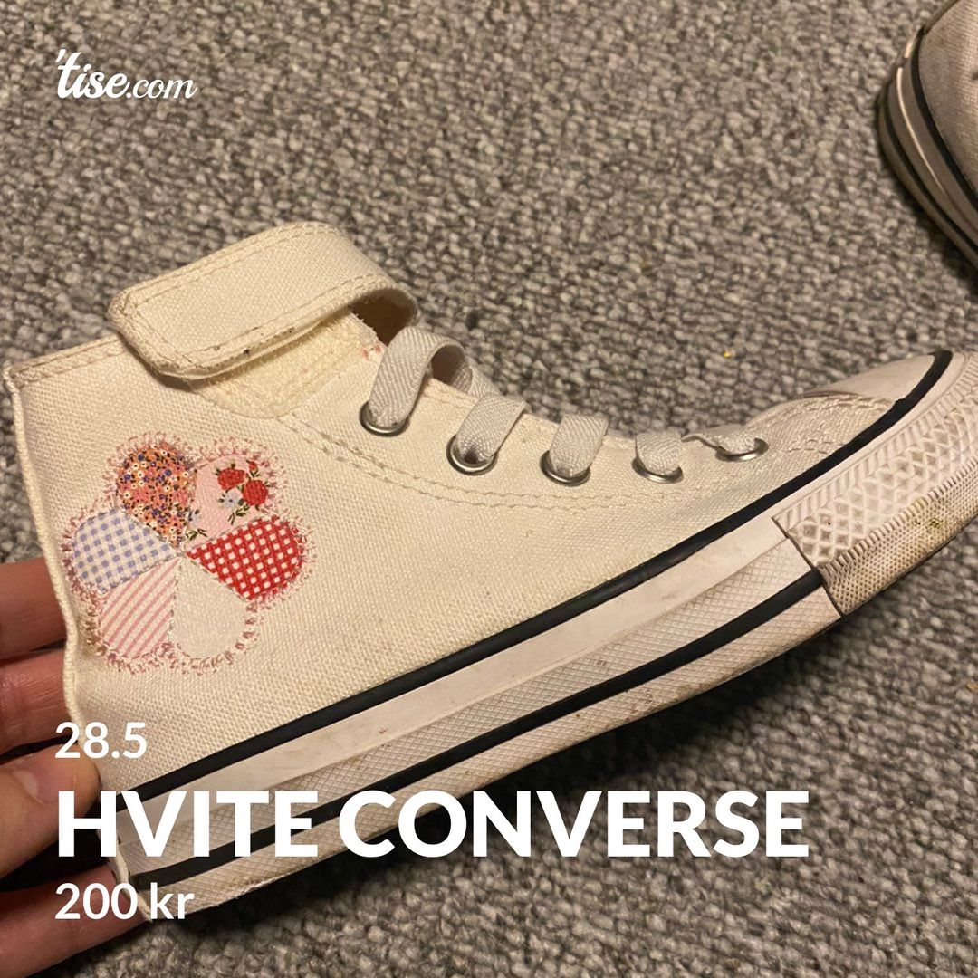 Hvite Converse