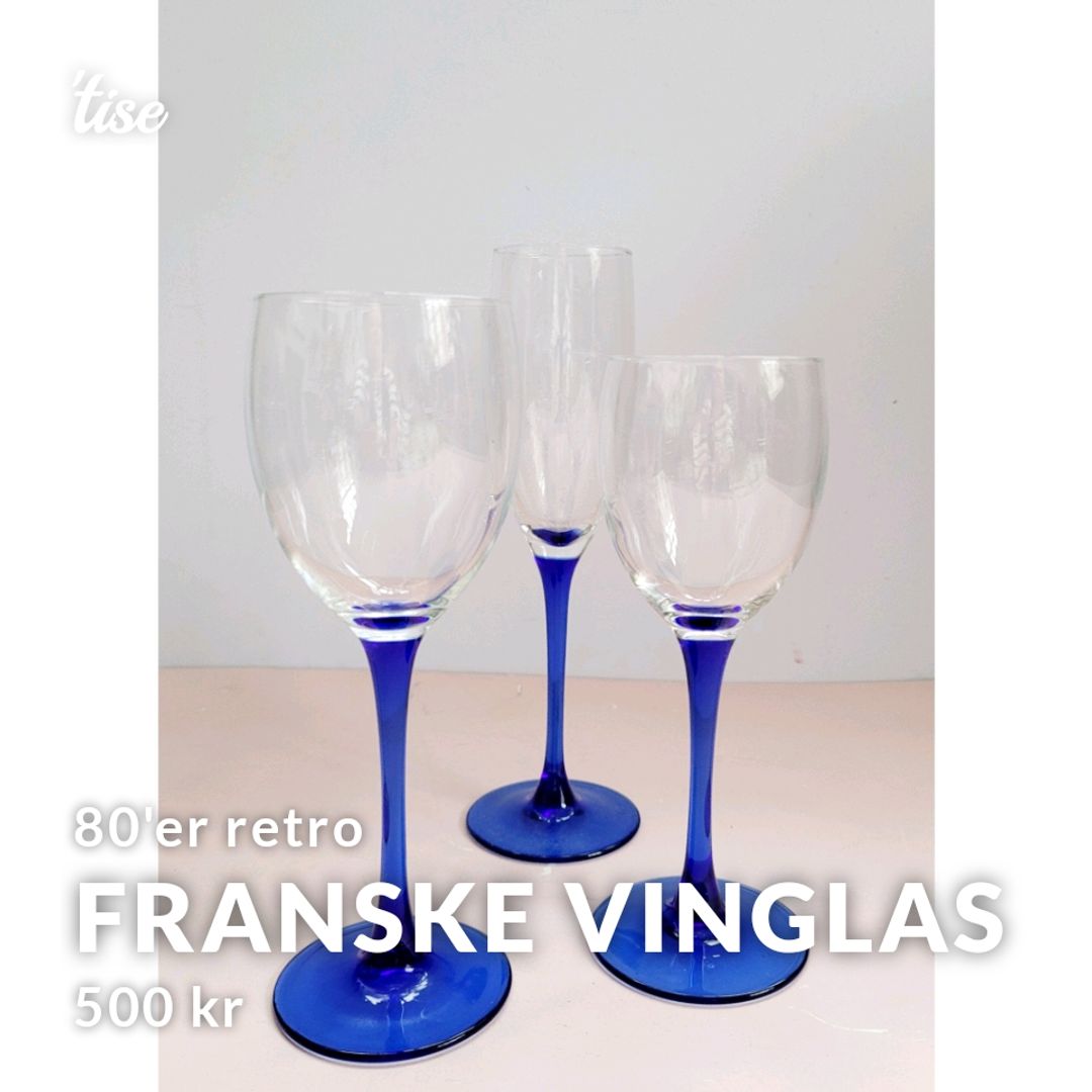 Franske Vinglas