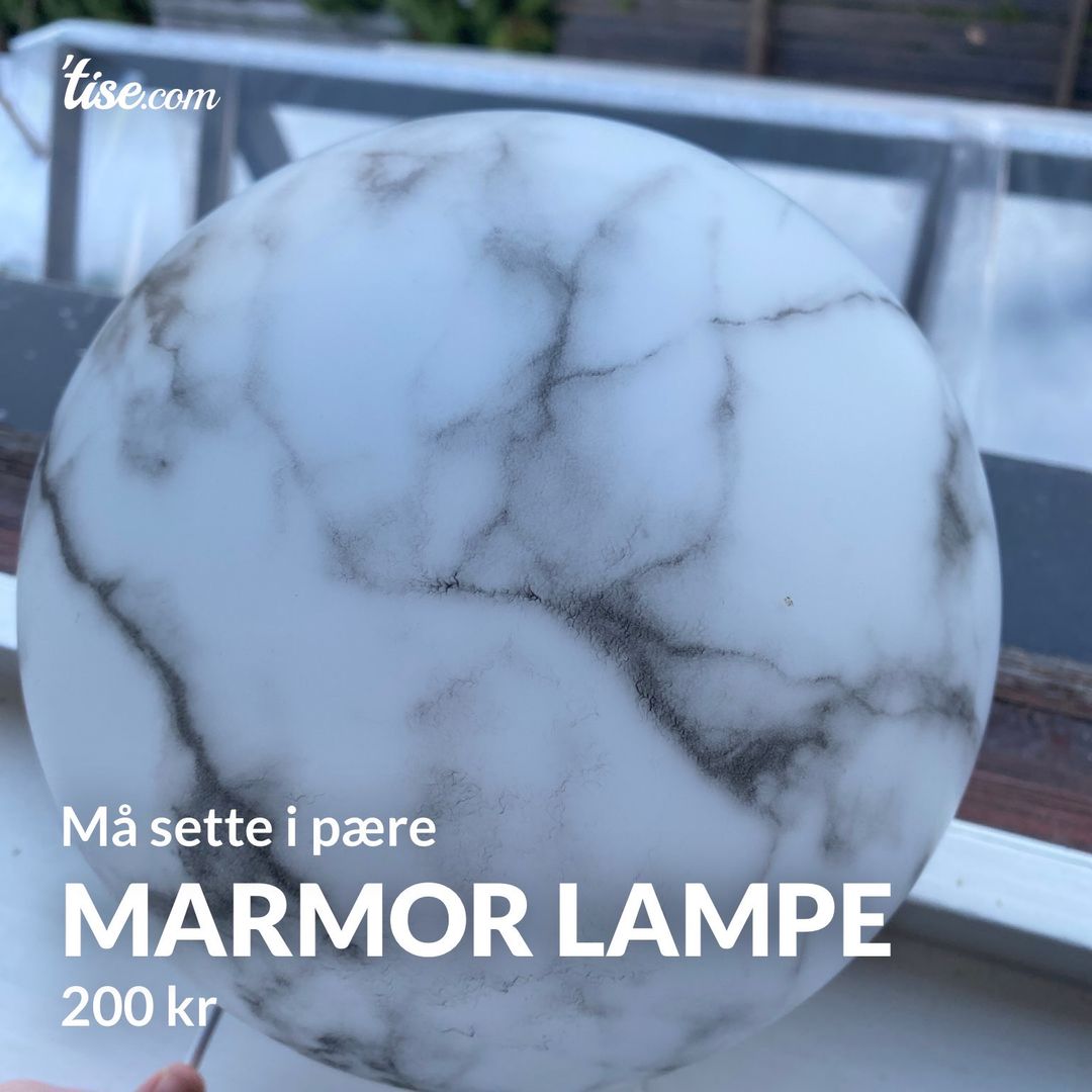 Marmor lampe