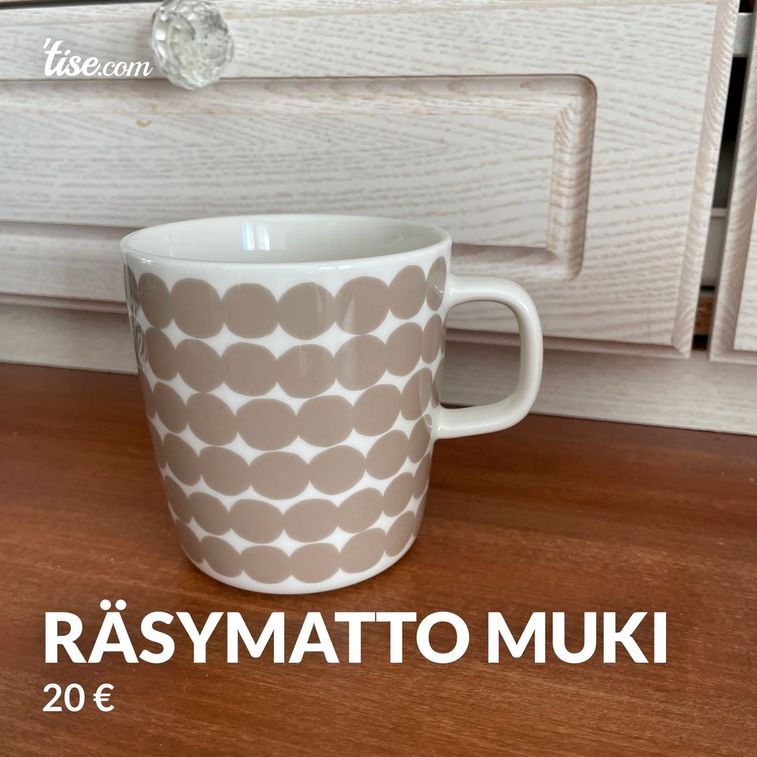 Räsymatto muki