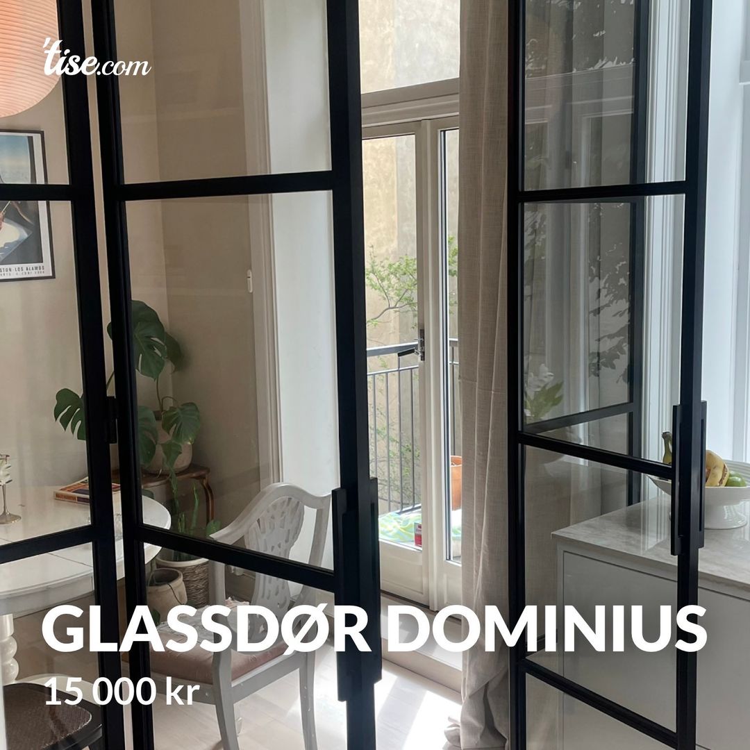 Glassdør Dominius