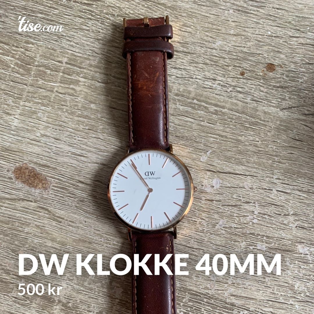 DW klokke 40mm