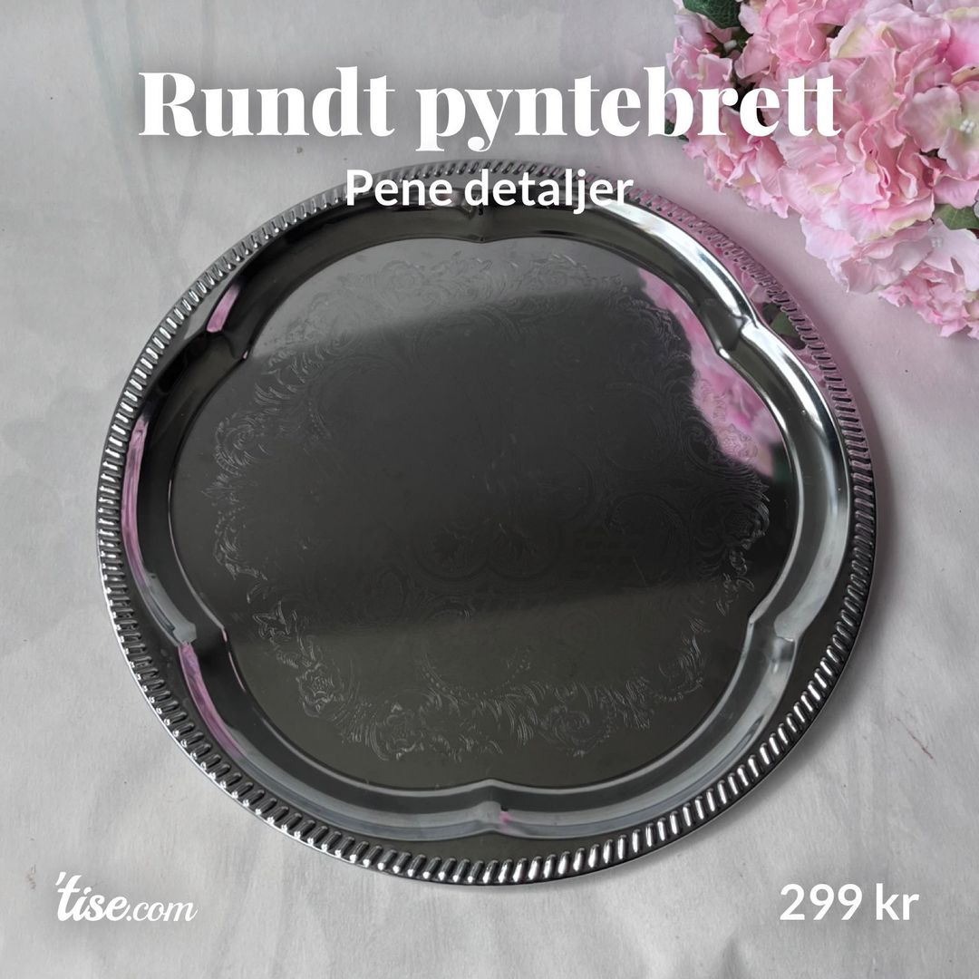 Rundt pyntebrett