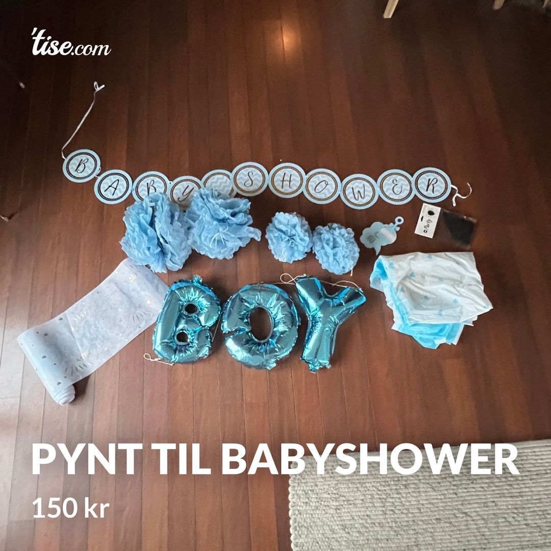 Pynt til babyshower