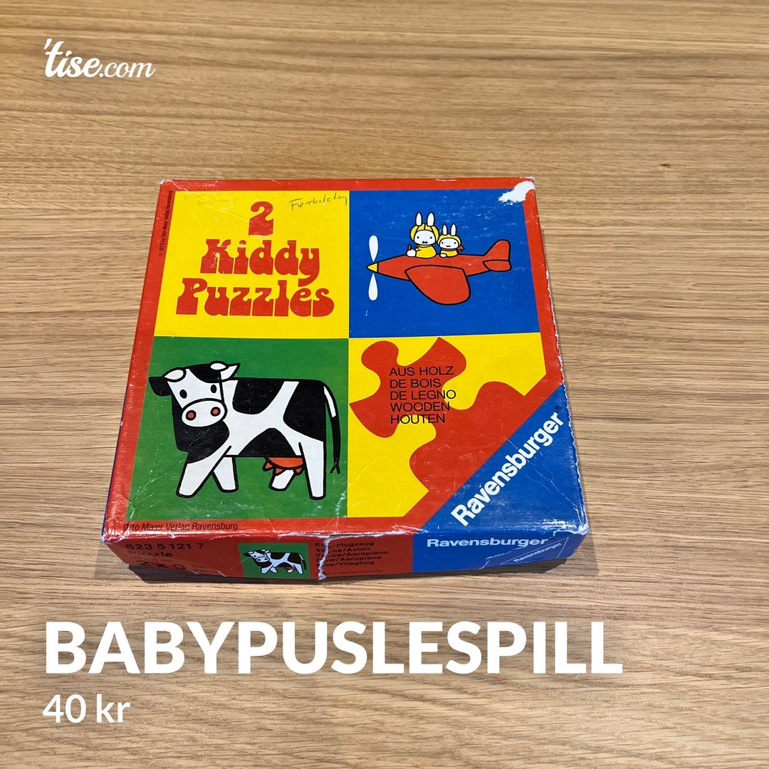 Babypuslespill