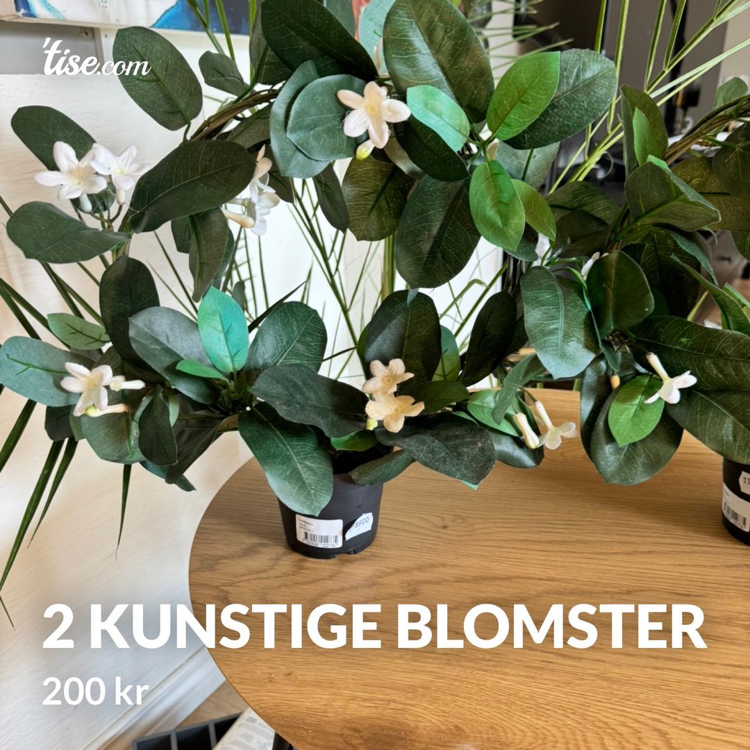 2 Kunstige blomster