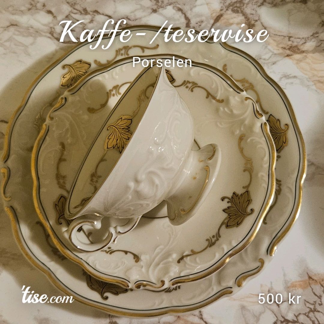 Kaffe-/teservise