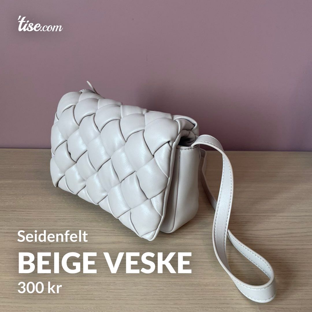 Beige veske