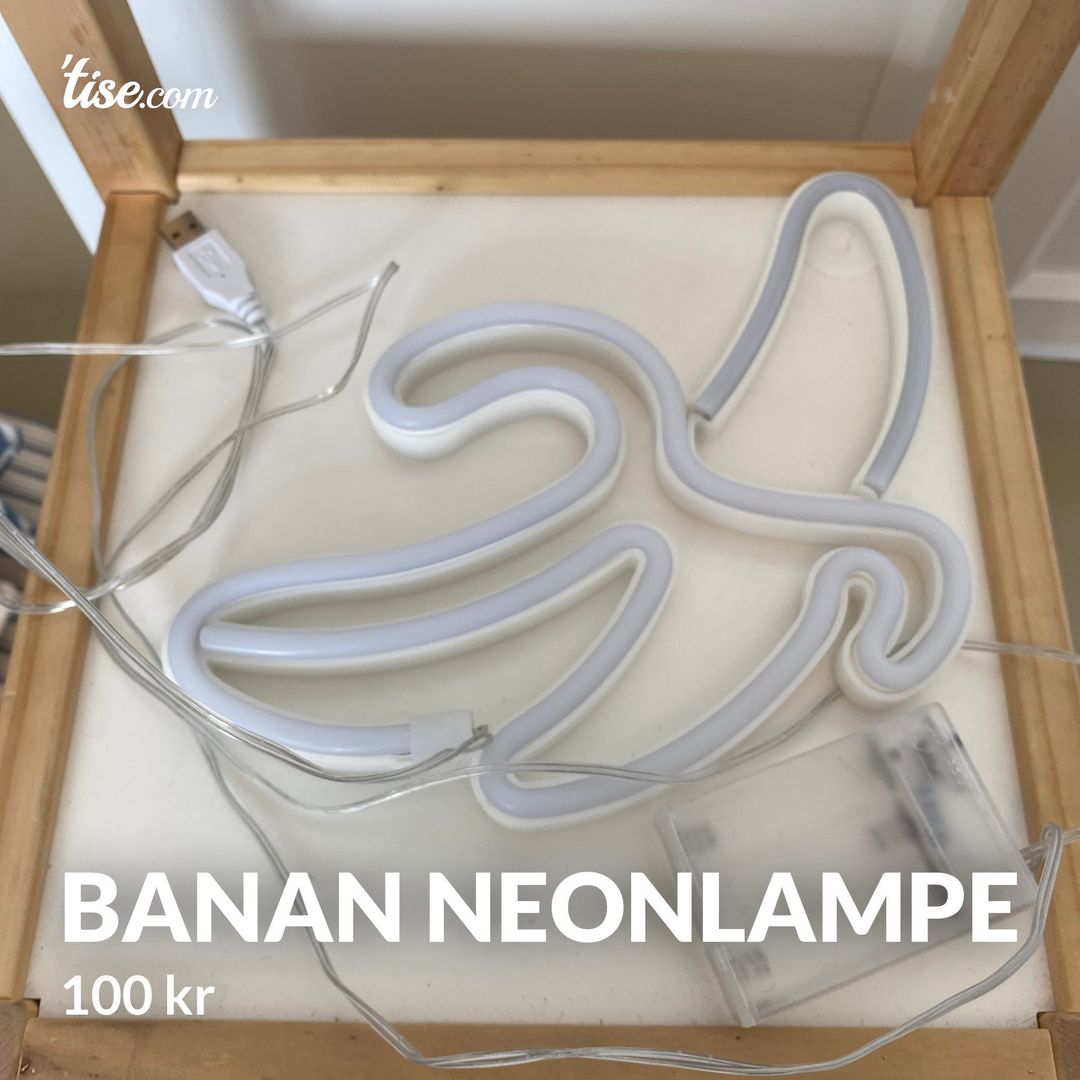 Banan neonlampe