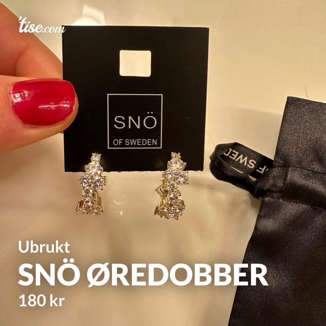 Snö øredobber