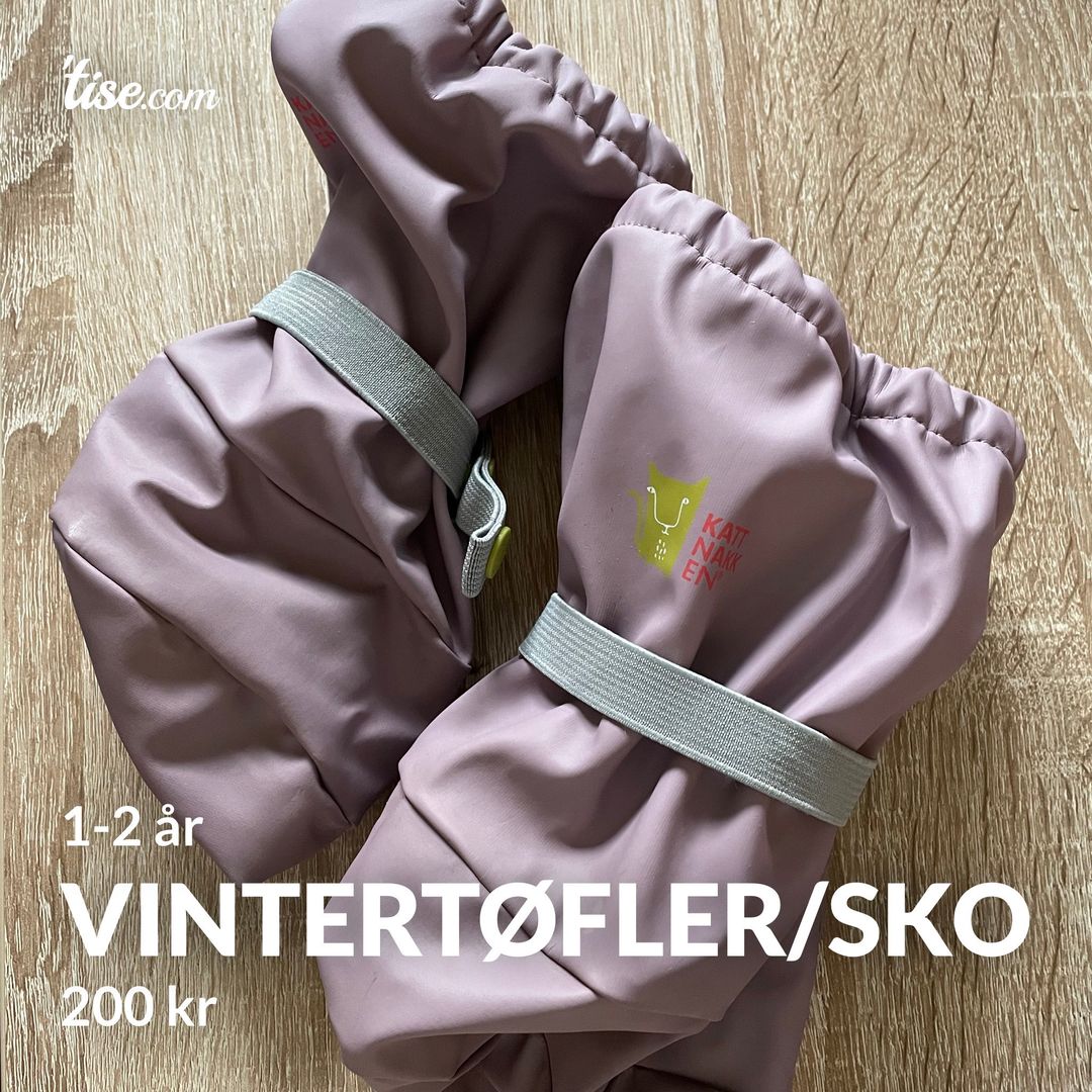 Vintertøfler/sko