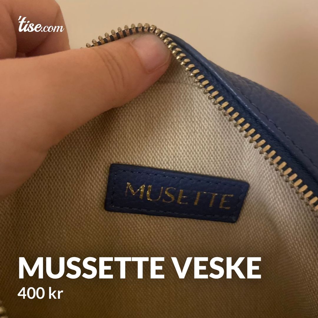 Mussette veske