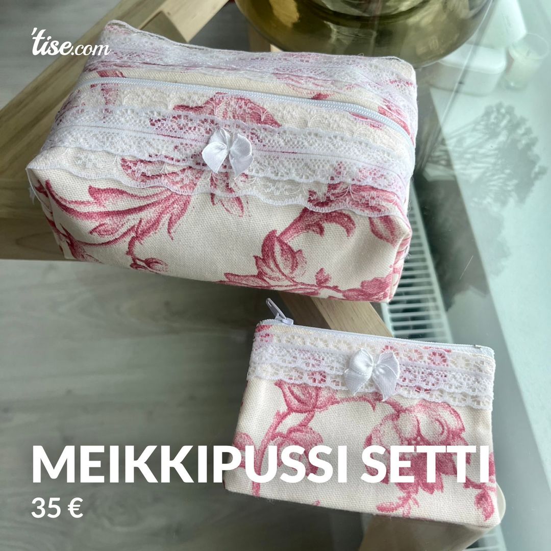 Meikkipussi setti