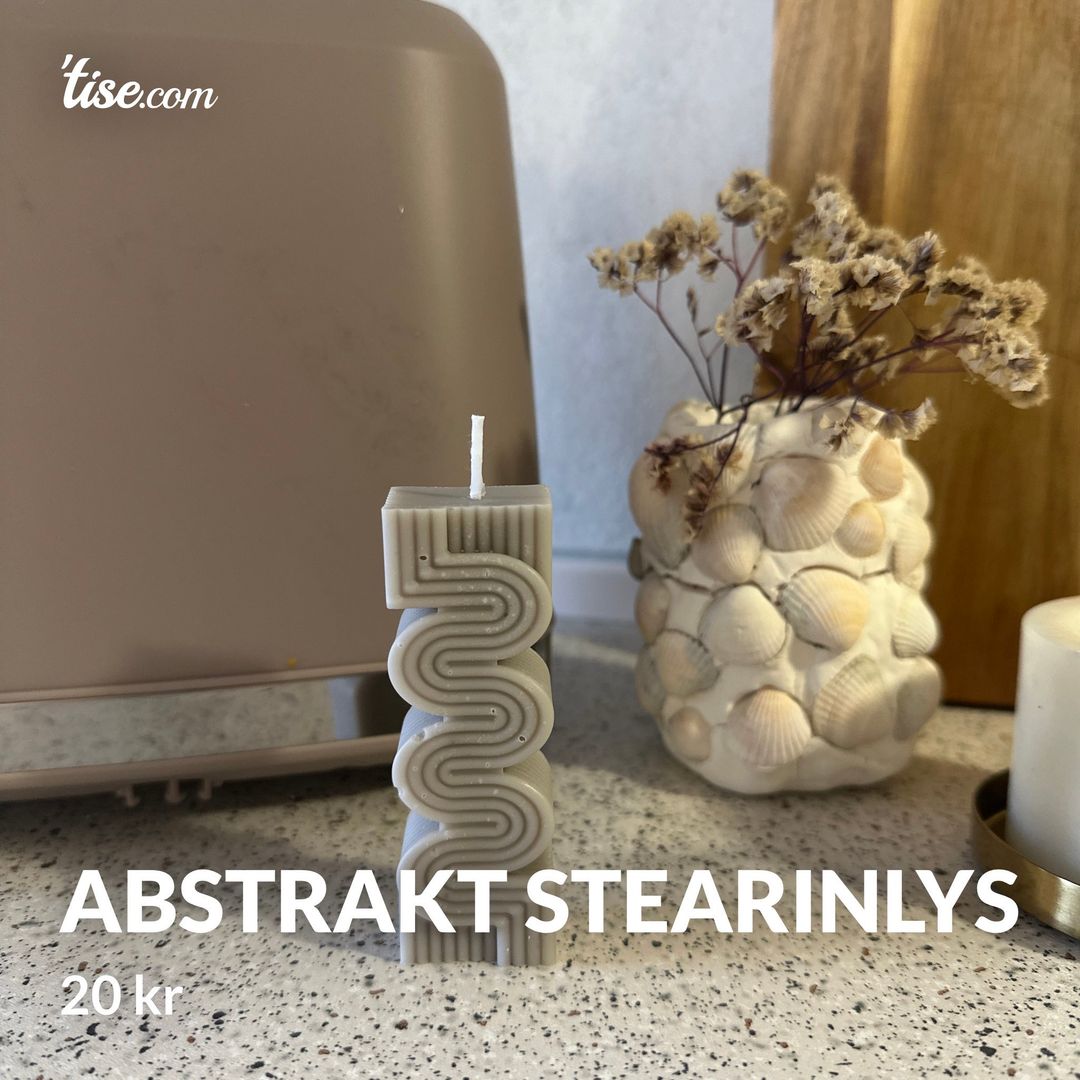 Abstrakt stearinlys