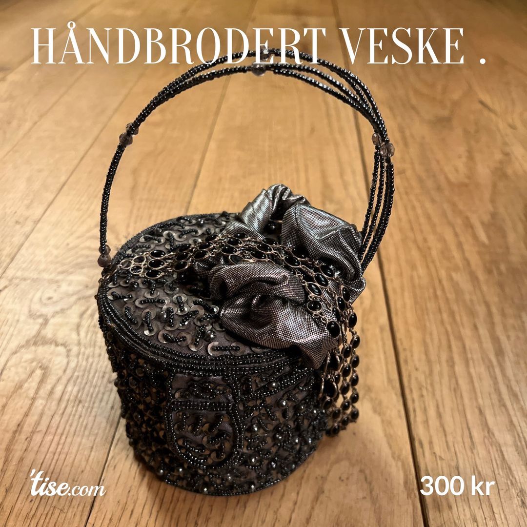 Håndbrodert veske 