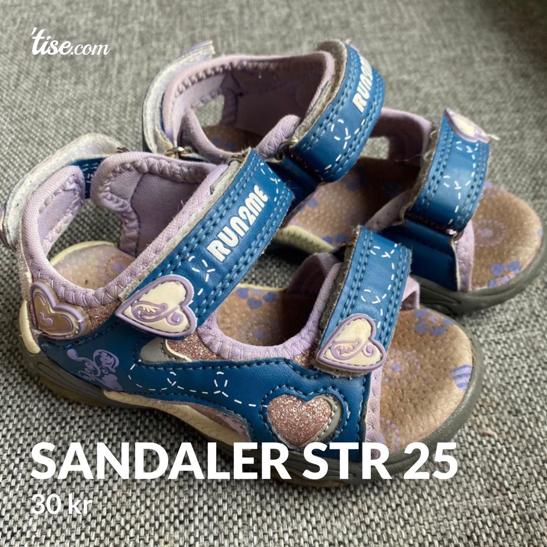 Sandaler str 25