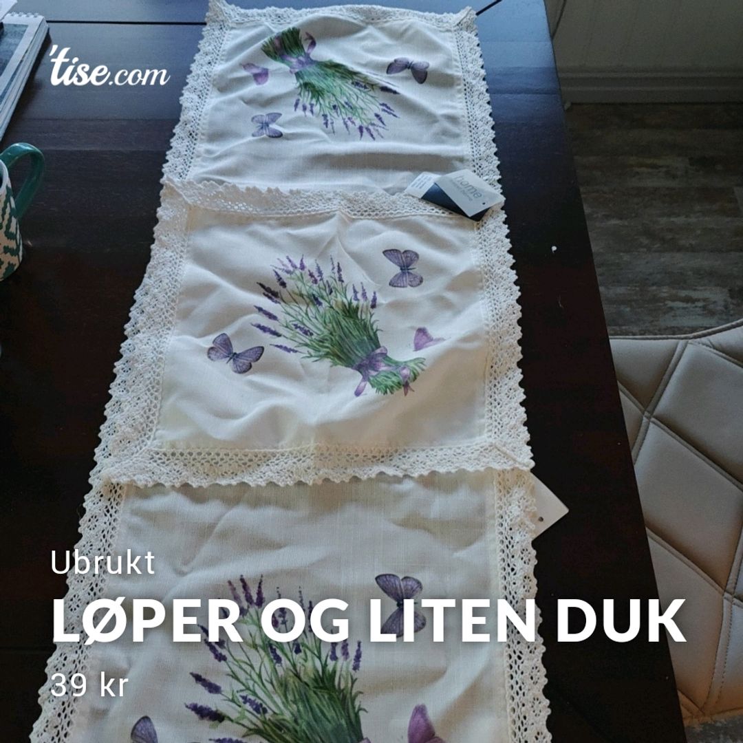 Løper Og Liten Duk