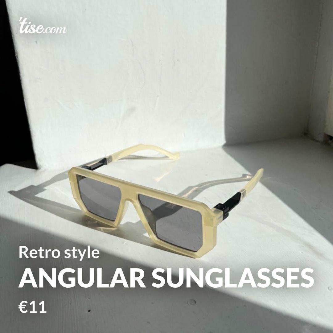 Angular sunglasses