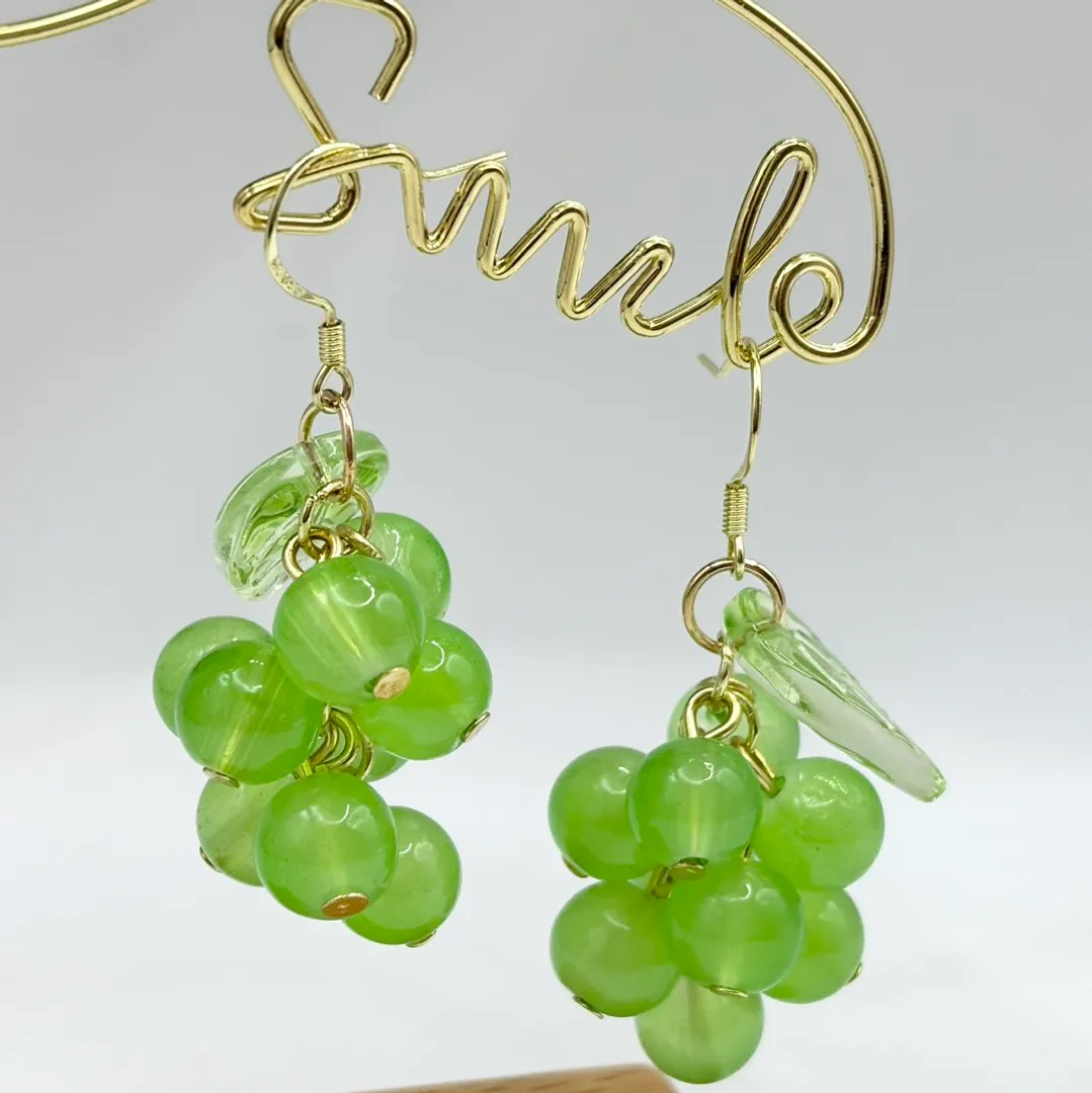 Grape earrings