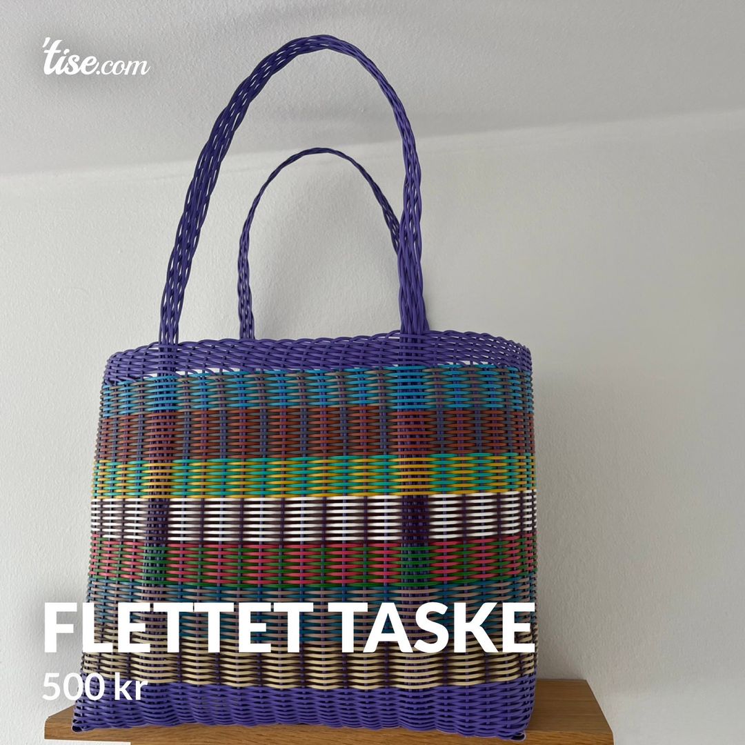 Flettet taske