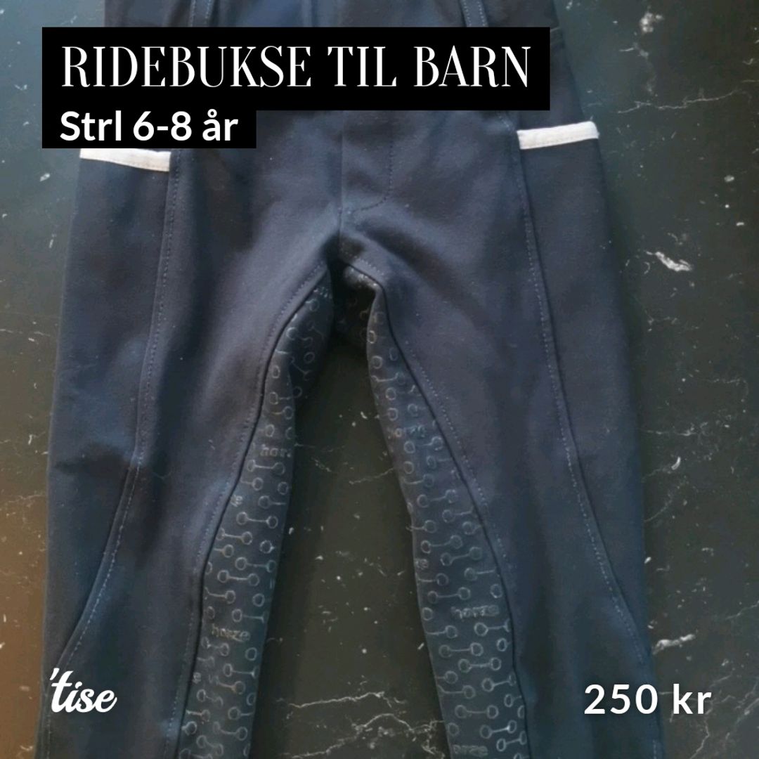 Ridebukse til barn