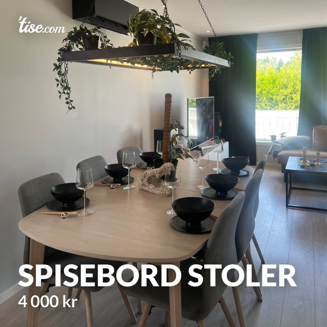 Spisebord stoler