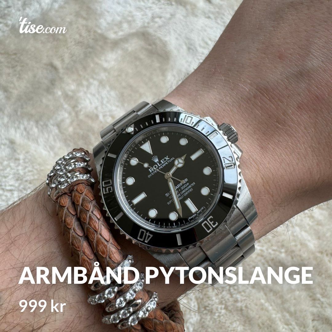 Armbånd Pytonslange