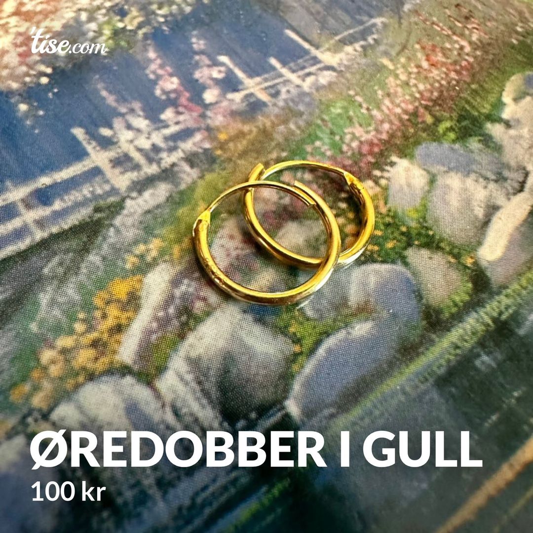 Øredobber i gull