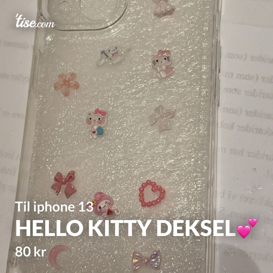 Hello kitty deksel💕