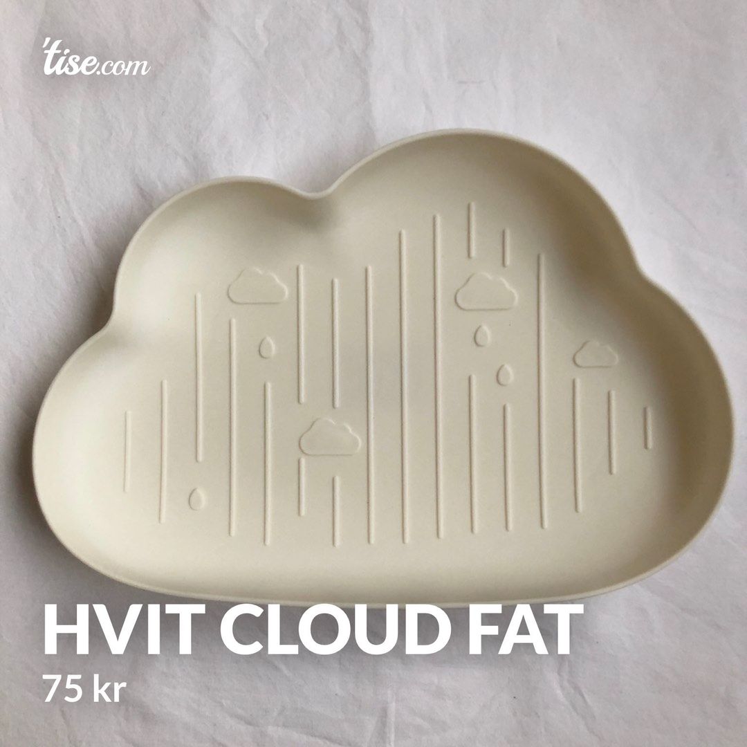 Hvit Cloud fat