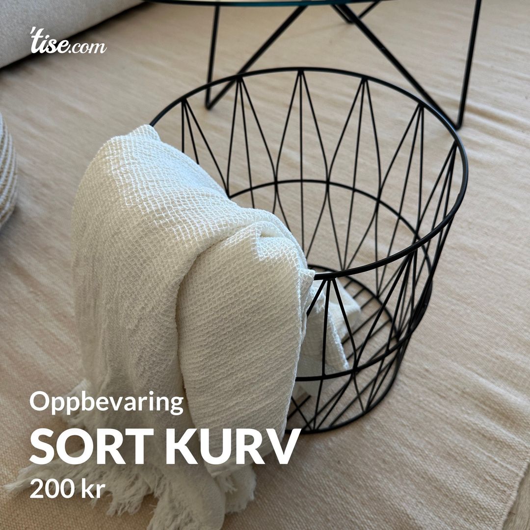 Sort Kurv